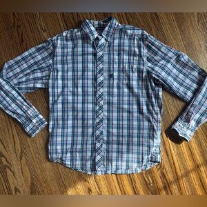 Travis Mathew Multicolor Plaid Button Down Shirt
